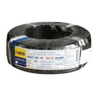 สายไฟ VCT IEC53 BCC 3x1.5ตร.มม. 100 ม. สีดำ (1018347)