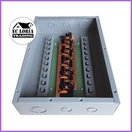 ◳ ❧ ๑ America Wall Electrical Panel Box Board for Plug in Circuit Breaker 8 Branches (10 Hole Enclo