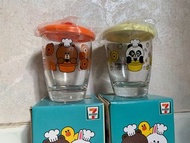 7-11 Line friends 熊大brown, Pangyo 玻璃杯連蓋🐻🐼
