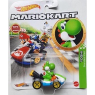 HIJAU Hot Wheels Mario Kart Yoshi Standard Kart Hot Wheels Mariokart Yoshi Standard Green Kart Hot W