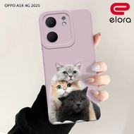 Oppo A5X 4G 2025 Case - Elloraa.id - Oppo A5X 4G Case - Cats Case Motif - Mobile Phone Protector - O