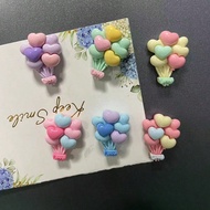 5/6pcs Resin Cartoon Balloon/Star Refrigerator Magnets, Cute Decorative Magnets, Office Magnets, Cus