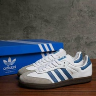 Sepatu Adidas Samba OG Sneakers Pria Bukan Original Best Quality Biru - Biru, 41