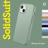 RHINOSHIELD 犀牛盾 iPhone 13 mini 5.4吋 SolidSuit 經典防摔背蓋手機保護殼-經典款貝殼灰