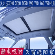Suitable for Volvo EC40 C40 Dedicated Sunshade Sunroof Sunscreen Board Electrostatic Adsorption Curt
