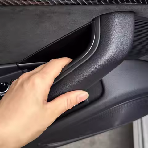 2Pcs Door Panel Storage Tray Phone Holder for Audi A4 B8 B9 A5 8T 4K 2008-2025 Coupe Auto Interior O