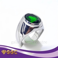 cincin batu green aquamarine kerren - putih 8