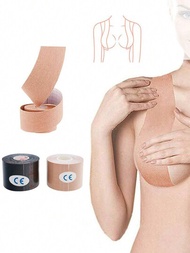 1入組隱形束胸貼，可提拉和緊實乳房，肌肉拉伸貼，緩解婦女肌肉勞損