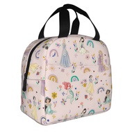 Disney Princess Lunch Bag Lunch Box Bag Insulated Fashion Tote Bag Lunch Bag for Kids and Adults