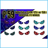 ❃ ◴ ✹ HONDA CLICK EYE HEADLIGHT STICKER / HONDA CLICK ACCESSORIES / ACCESSORIES OF HONDA CLICK