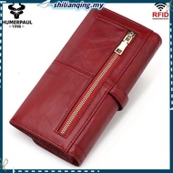 Cobbler Legend multi card Genuine Wallet Retro Leather Long Wallet Woman Clutch Bag