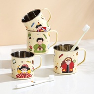 316L Stainless Steel Water Cup Household Thickened Shock-Resistant Mouthwash Cup