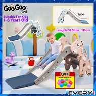 GooGoo Bird Mini Dragon Children Slide Indoor Home DIY With High Safety Guard Fence Kids Slide Play Set For Kids Papan Gelongsor