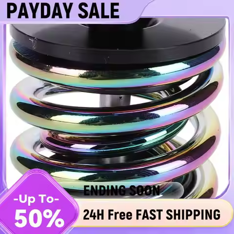 Foldable Bike Suspension Spring Lightweight Dual Layer Rear Shock Stainless Steel Bicycle Damper for