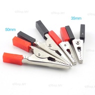 Red Black Alligator Clips Crocodile Terminal Test Electrical Battery Crocodile Clamp 35mm 50mm  MY9B