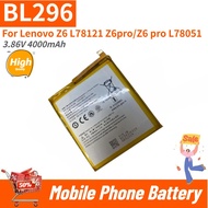 BL296 High Quality Phone Battery 3.86V 4000mAh For Lenovo Z6 L78121 Z6pro/Z6 pro L78051 Brand New Re
