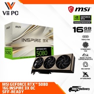 MSI GeForce RTX™ 5080 / RTX 5080 / RTX5080 16G INSPIRE 3X OC DDR7 GAMING GRAOHIC CARD