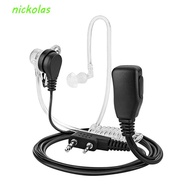VELANEPIS In-ear Earpiece Microphone 2 Pin Kenwood TYT Universal Baofeng UV-5R BF-888S CB Protector 