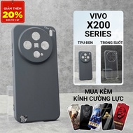 Vivo X200 pro mini / X200 Ultra 5G Cowcase plain black case | Vivo flexible phone case provides comp