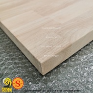 ชั้นไม้ พาราประสาน หนา 20 mm 45 x 200 cm 42 x 200 เกรดสวย 1 หน้า ไม่ทำสี UNPAINTED TOP โต๊ะ โต๊ะไม้