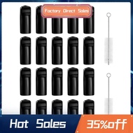 22 Pieces Draft Beer Tap Cover Beer Tap Cleaning Brush 20 Pieces Beer Faucet Keg Caps Rubber Tap Soo