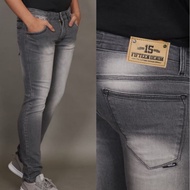 FIFTEEN DENIM - PRA JEANS - MEN'S SLIM FIT PANTS - ORIGINAL FIFTEEN DENIM MEN'S SKINY JEANS -