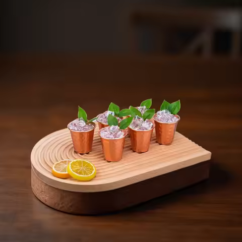 Hammered Pure Copper Shot Glass 60ml – 2oz Shot Glass Metal Whiskey Vodka Tequila Cup for Home Bar &