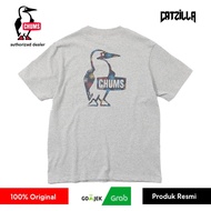 CHUMS Booby Logo Hanabi T-shirt Color Heather Gray T-shirt
