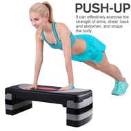 4 Level PP & ABS Gray & Black Aerobic Exercise Step Stepper Riser Gym Heavy Duty  Cardio Fitness Ben