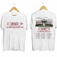 2025 gift for friends waffle shirt 21 Savage - The American Dream Tour  Shirt, 21 Savage Fan Shirt x