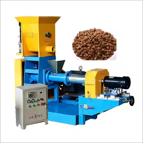 Floating Fish Feed Extruder Fish Feed Machine Extruder Floating Fish Feed Pellet Press Machine