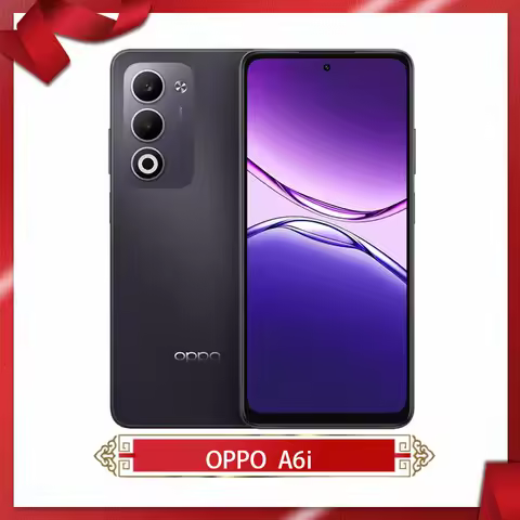 Google Play OPPO A6i 5G Mobie Phone 6.67inch LCD 120Hz MTK Dimensity6300 50MP Rear Camera 6000Mah 45