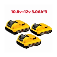 Brand new 1-3Pack 10.8V/12V Replacement for Dewalt DCB120 Lithium-ion Batteries 12V 3.0Ah Battery DC