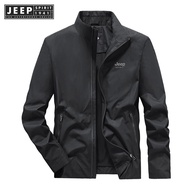 jeep spirit 1941 estd Mens Jacket New Cotton Loose Workwear Multi bag Jacket Lapel Outdoor Jacket