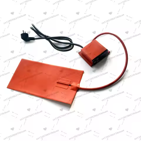 12V Silicone Rubber Heater (200x200mm/300x300mm/510x510mm, 15mm Thick) - High-Temp Resistant for 3D 