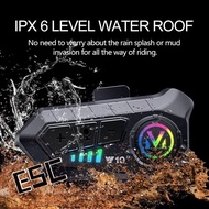 ESC intercom BT Helmet Y10 2X 1000MAH noise reduction full set