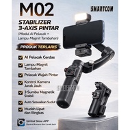 HP SMARTCOM M02 Gimbal 3-Axis Gimbal Stabilizer for Smartphones with Magnetic Remote Control