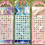Sanrio Melodi Kurumi Reward Embossed Stickers for Kids Cute Round Love Gifts for Kids