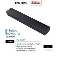 SAMSUNG 2.0ch B-series Subwoofer Soundbar HW-B400F | Pembesar Suara Audio 音响喇叭