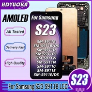6.1'' AMOLED For Samsung S23 5G LCD S911 SM-S911B S911U S911E S911N S9110 Display With Frame Touch S