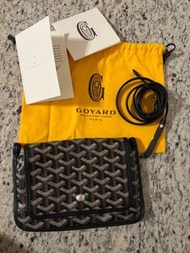 Goyard plumet black 信封包