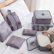 Promo bulan ini Set 7Pcs Tas Organizer Travel - Tas Penyimpanan dalam 