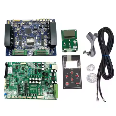 Old printer machine dx5 dx7 head machine Upgrade XP600 two head boards carriage board main board kit