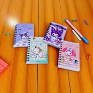 4pcs Mini Notebook Spiral Pocket Character Notebook