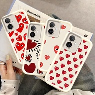 WA12 heart Casing for hp Plating Realme Reno Find X5 7 F21S 13 X3 12X A3 C65 Lite Pro 5G TPU materia