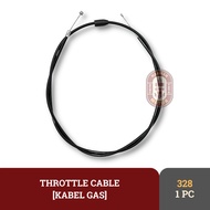 MESIN CABLE THROTTLE BG318 BG328 135CM STRAIGHT GAS ROPE GAS CABLE LAWN MOWER BG318 BG328