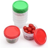 EONJOE 2 oz Plastic Containers with Lids Small Salad Dressing Container To Go Condiment Sauce Dippin