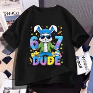 *Six seven*Adult T-Shirt With Short Sleeves Handsome Fashion Pattern Choose 7 Colors Many Sizes*S-3X