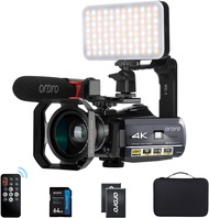 ORDRO Camcorder 4k Video Camera HD 1080P 60FPS Vlog Camera IR Night Vision Video Recorder WiFi Camco