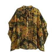 Yellow Ink Graffiti Blouse 71801